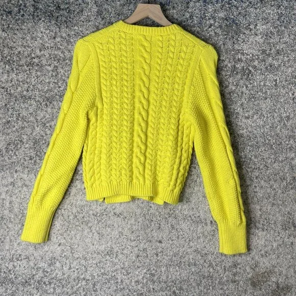 Stella McCartney Sweater Womens‎ Medium Cable Knit Pullover Made In Italy Bold